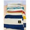 Image 4 : Vintage Striped Witney Point Wool Blanket 4 Pt. - good used condition Approx: 90x70"