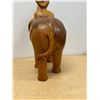Image 5 : Large Wood Elephant Décor Piece - Approx: 16"T 14"W (see all photos)