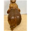 Image 6 : Large Wood Elephant Décor Piece - Approx: 16"T 14"W (see all photos)