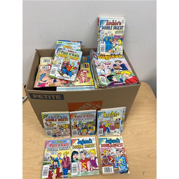 Large Collection of Archie Comics - Digest and regular book style - condition looked good overall