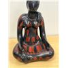 Image 3 : Large Black Pottery Sculpture of Seated Female (Possibly Manuel Felguerez) 12"T & 8"W