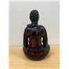 Image 5 : Large Black Pottery Sculpture of Seated Female (Possibly Manuel Felguerez) 12"T & 8"W
