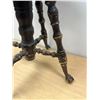 Image 4 : Antique Adjustable Clawfoot Piano Stool - seat is 14"W - see all photos