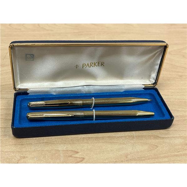 Vintage Parker Pen & Pencil Set - see all photos