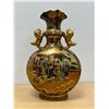 Image 1 : Large Japanese Satsuma Vase with Lion Handles Approx: 14"T & 9"W