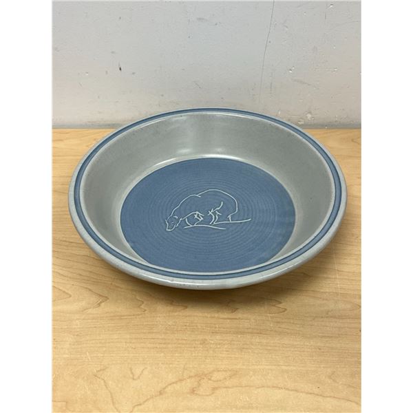 Ross Canada Art Pottery Large Bowl / Dish - Approx: 11.5"W & 2.25"T