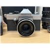 Image 2 : Vintage Pentacon Praktica L Film Camera & accessories - see all photos, not tested