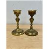 Image 1 : Brass Candle Stick Holders 6.75"T