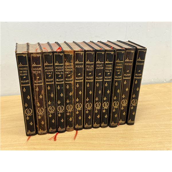 12 Vintage George Eliot Books - see all photos for details