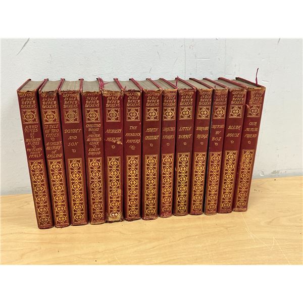 13 Old Charles Dickens Books - see all photos for details