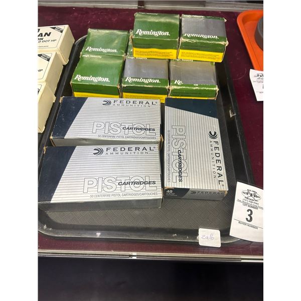Remington/Federal Ammo - 11 Boxes