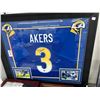 Image 1 : Tom Akers Autographed Framed Jersey w/Memorabilia