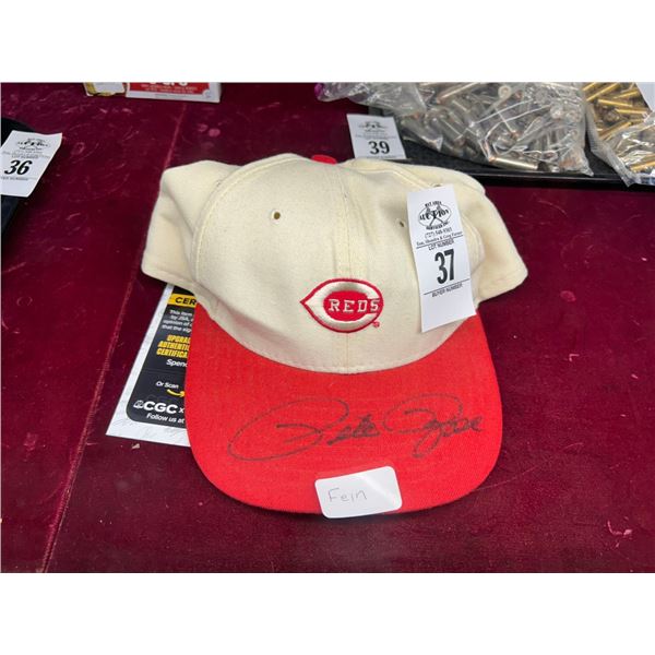 Pete Rose Autographed Ball Cap w/COA