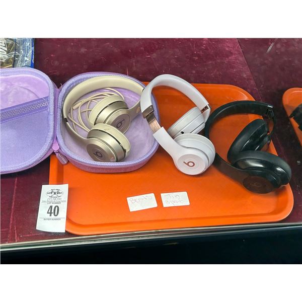3-Beats Headphones - 3 X $