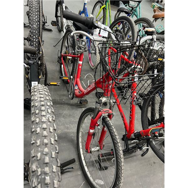 Specialized Red Ladie's Mountain Bike