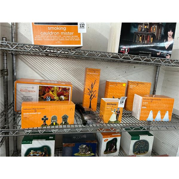7-Dept. 56 Snow Village Halloween Set - 7 X $