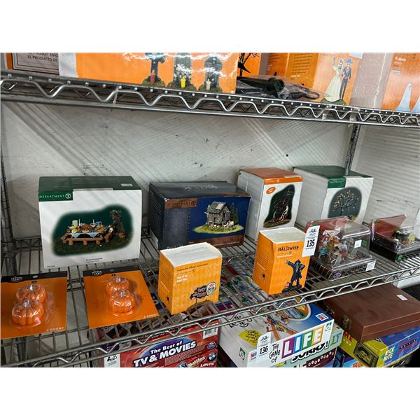 8-Dept. 56 Halloween Figural Décor - 8 X $