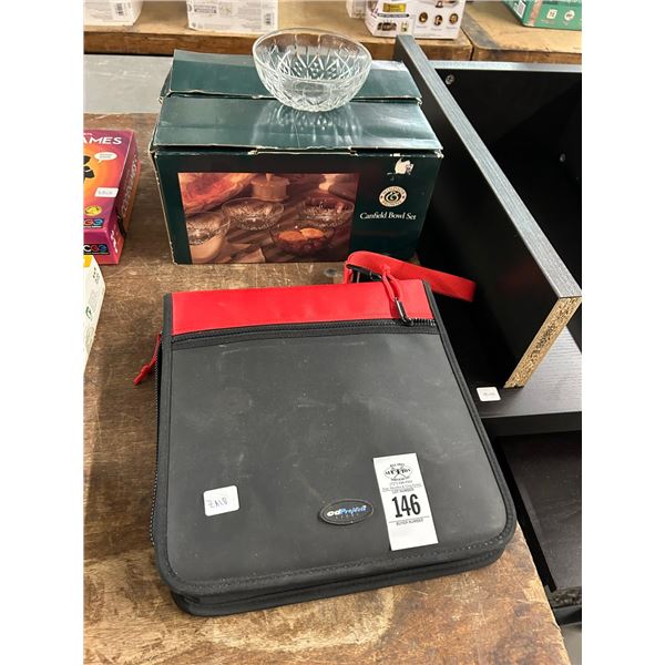 CD Disc Soft Case, Canfield Bowl Set