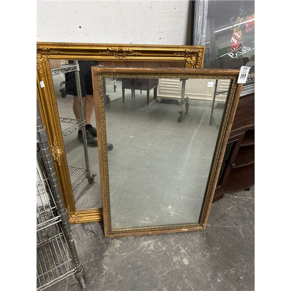 Gold Guild Framed Mirrors - 2 - No Shipping