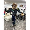 Image 1 : Animated LED Lighted Scarecrow w/Crow 6'