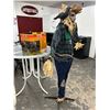 Image 3 : Animated LED Lighted Scarecrow w/Crow 6'