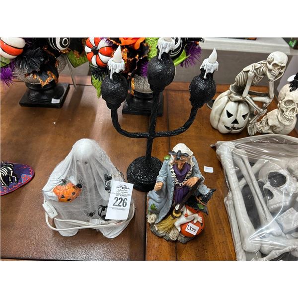 Witch, Ghost, Candle Halloween Décor