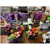 Image 1 : Wicked Witch Floral Halloween Centerpieces - Pair