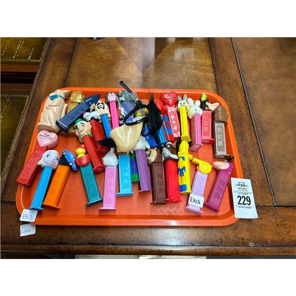 Asst. Pez Dispenser w/Disney/Bugs Bunny/Star Wars