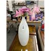 Image 1 : Contemporary Large White Floral Vase w/Silk Florals