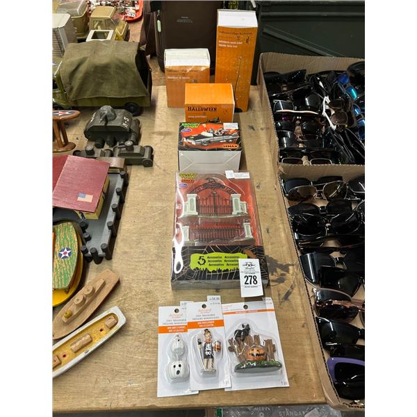 6-Dept. 56/Other Halloween Décor - 6 X $