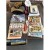 Image 1 : Asst. Military Memorabilia w/Vintage Transfer Pictures, Hats