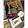 Image 3 : Asst. Military Memorabilia w/Vintage Transfer Pictures, Hats