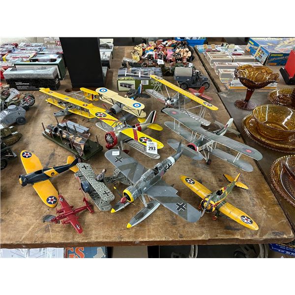 11-Military Airplane Models - 11 X $