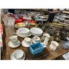 Image 3 : Asst. Fiesta Bowls, Jar, Cups/Saucers, Tableware