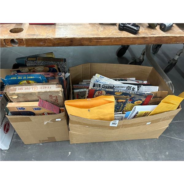 Asst. Vintage Toys, Models, Advertising
