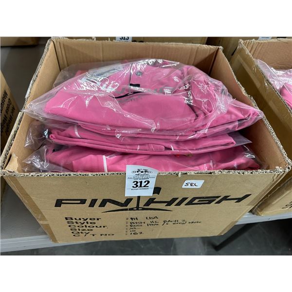 15-Pin High New Polo Golf Shirt - Pink - 15 X $