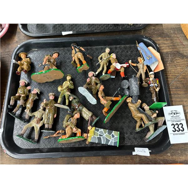 Vintage Cast Toy Soldiers