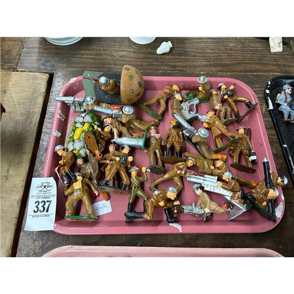 Vintage Cast Toy Soldiers