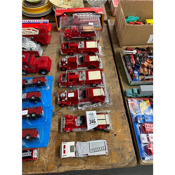 8-Die Cast Fire Trucks - 8 X $
