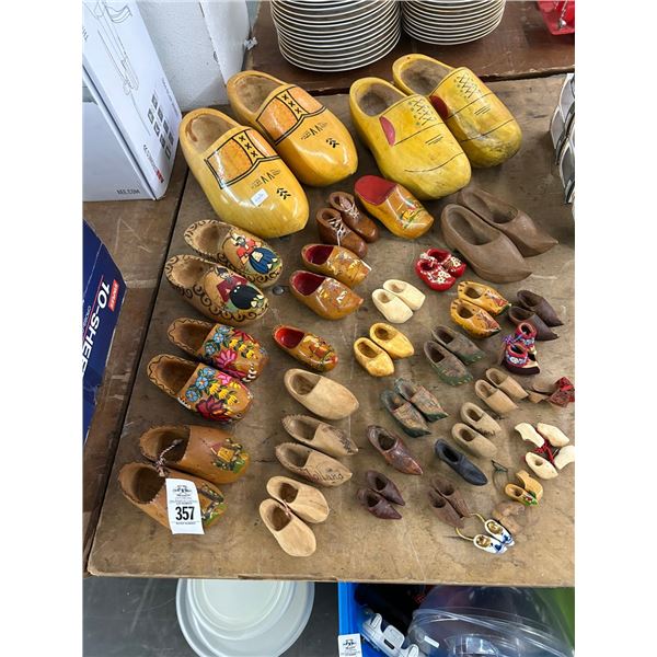 Asst. Painted Wooden Clogs