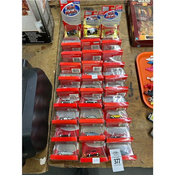Mini Metals Vintage Style Die Cast Cars - 30