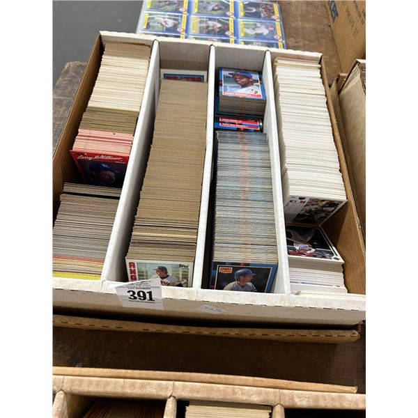Box of Sports Trading Cards