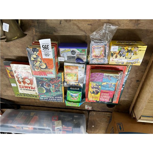 Vintage Books w/Peanuts, Tarzan, Pokemon, Others