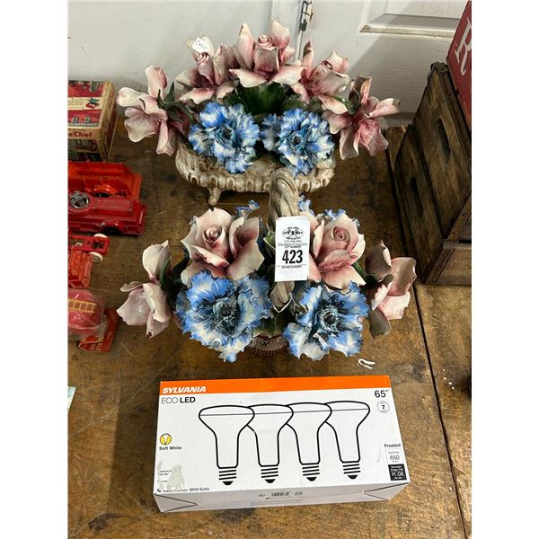 Capodimonte Floral Pieces, New LED Flood Lights