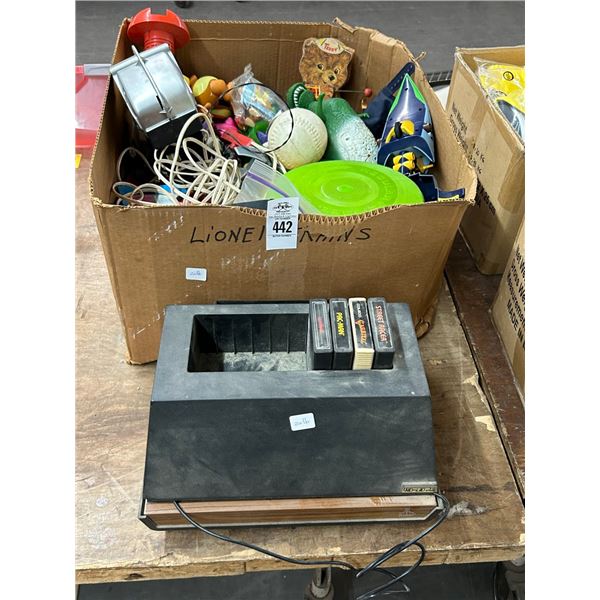 Atari Vintage Video Game Set, Box Asst. Vintage Toys
