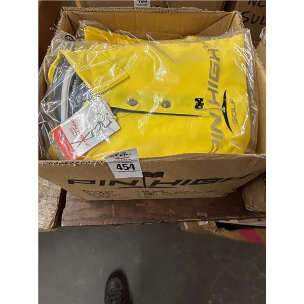 15-Pin High New Men's Polo Golf Shirt - Yellow - 15 X $