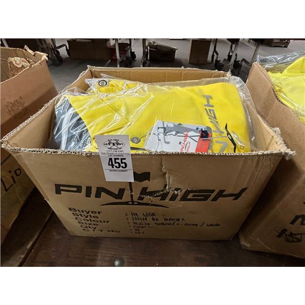 15-Pin High New Men's Polo Golf Shirt - Yellow - 15 X $