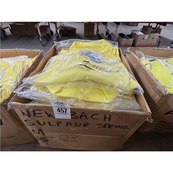 21-Pin High New Men's Polo Golf Shirt - Yellow - 21 X $