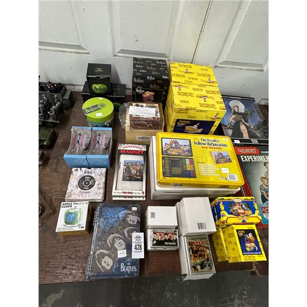 Large Lot of Asst. Beatles Memorabilia