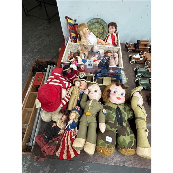 Asst. Vintage Military Dolls, Other